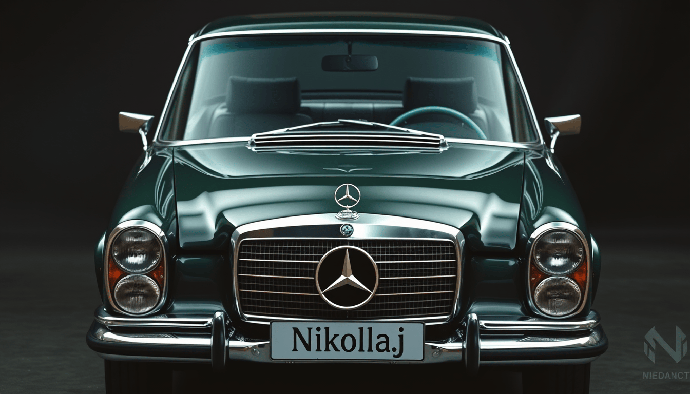 Classic Mercedes with Nikollaj